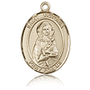 14kt Yellow Gold 1in St Victoria Medal