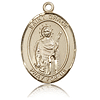 14kt Yellow Gold 1in St Grace Medal