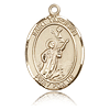 14kt Yellow Gold 1in St Tarcisius Medal