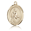 14kt Yellow Gold 1in St Remigius of Remis Medal