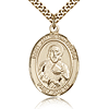 Gold Filled 1in St James the Lesser Medal & 24in Chain