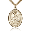 Gold Filled 1in St John Vianney Medal & 24in Chain