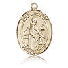 14kt Yellow Gold 1in St Walter Medal