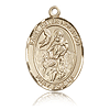 14kt Yellow Gold 1in St Peter Nolasco Medal