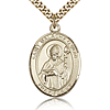 Gold Filled 1in St Malachy O'More Medal & 24in Chain