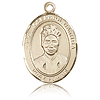 14kt Yellow Gold 1in St Josephine Bakhita Medal