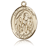 14kt Yellow Gold 1in St Polycarp Medal