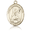 14kt Yellow Gold 1in St Frances of Rome Medal