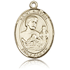 14kt Yellow Gold 1in St Kieran Medal