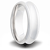 Cobalt 7mm Polished Concave Wedding Band