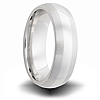 Cobalt 7mm Dual Finish Domed Band