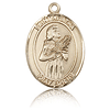 14kt Yellow Gold 3/4in St Agatha Medal