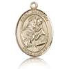 14kt Yellow Gold 3/4in St Anthony Medal