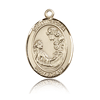 14kt Yellow Gold 3/4in St Cecilia Medal
