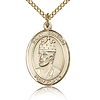 Gold Filled 3/4in St Edward Medal & 18in Chain