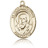 14kt Yellow Gold 3/4in St Francis de Sales Medal