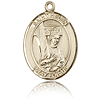 14kt Yellow Gold 3/4in St Helen Medal