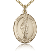 Gold Filled 3/4in St Gregory Medal & 18in Chain