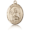 14kt Yellow Gold 3/4in St John the Apostle Medal