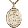 Gold Filled 3/4in St Joseph Medal & 18in Chain