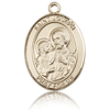 14kt Yellow Gold 3/4in St Joseph Medal