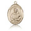 14kt Yellow Gold 3/4in St Lawrence Medal