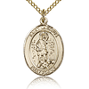 Gold Filled 3/4in St Lazarus Medal & 18in Chain
