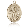 14kt Yellow Gold 3/4in St Mark Medal
