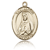 14kt Yellow Gold 3/4in St Martha Medal
