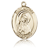 14kt Yellow Gold 3/4in St Monica Medal