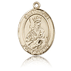 14kt Yellow Gold 3/4in St Louis Medal