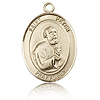 14kt Yellow Gold 3/4in St Peter Medal