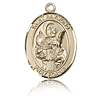 14kt Yellow Gold 3/4in St Raymond Medal