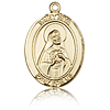 14kt Yellow Gold 3/4in St Rita Medal