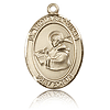 14kt Yellow Gold 3/4in St Thomas Aquinas Medal