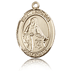 14kt Yellow Gold 3/4in St Veronica Medal
