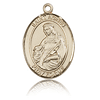 14kt Yellow Gold 3/4in St Agnes Medal