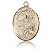14kt Yellow Gold 3/4in St Jerome Medal