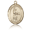14kt Yellow Gold 3/4in St Petronille Medal