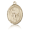 14kt Yellow Gold 3/4in St Susanna Medal