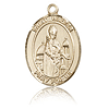 14kt Yellow Gold 3/4in St Walter Medal