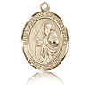 14kt Yellow Gold 3/4in St Joseph of Arimathea Medal