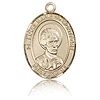 14kt Yellow Gold 3/4in St Louis de Montfort Medal