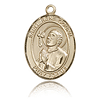 14kt Yellow Gold 3/4in St Rene Goupil Medal