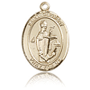 14kt Yellow Gold 3/4in St Clement Medal
