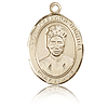 14kt Yellow Gold 3/4in St Josephine Bakhita Medal