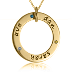 Loop Pendant by Posh Mommy - 14k Gold