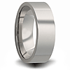 Titanium 8mm Pipe Cut Ring