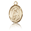 14kt Yellow Gold 1/2in St Daniel Medal
