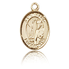 14kt Yellow Gold 1/2in St Elmo Charm